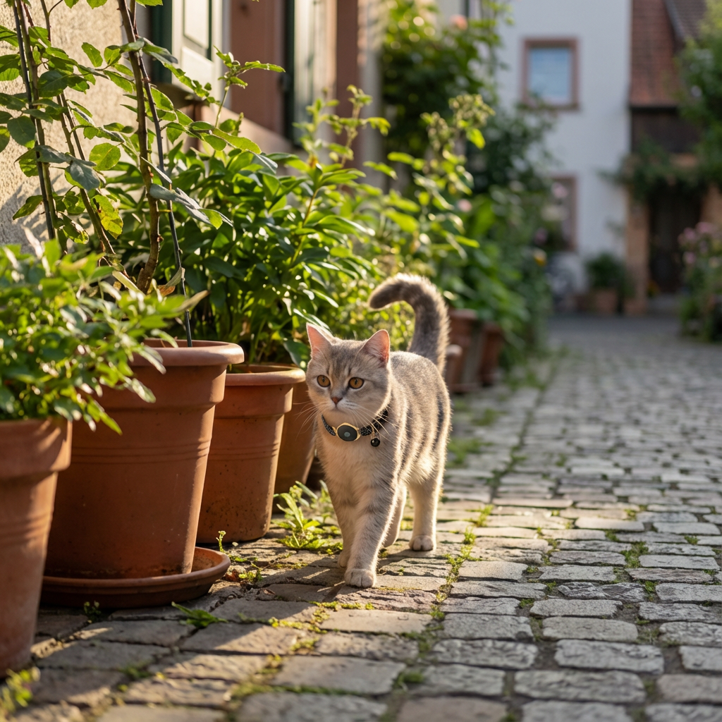 FYND Cats - Le collier pensé pour les chats qui sortent.